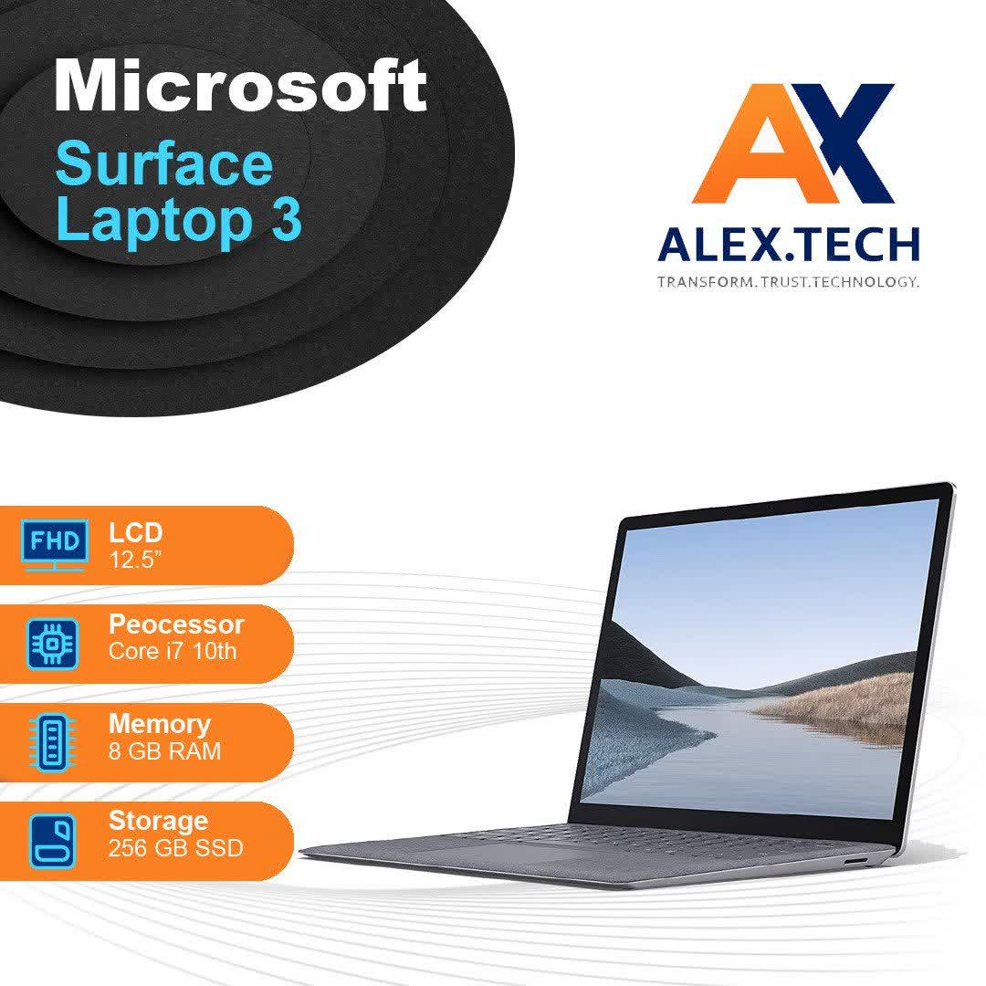 لپ تاپ استوک “Microsoft surface laptop 3 i7-1065G7|16|256|12.5