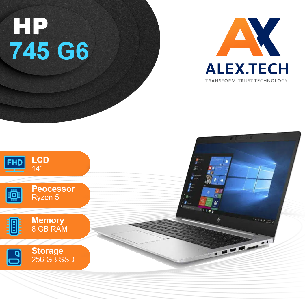لپ تاپ استوک “HP 745 G6 |Ryzen5|8|256|14