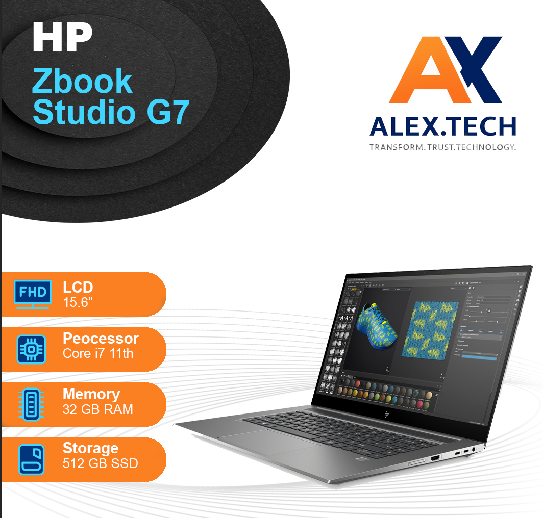 لپ تاپ استوک “HP Zbook studio G7 |i7-10th|32|512|15.6
