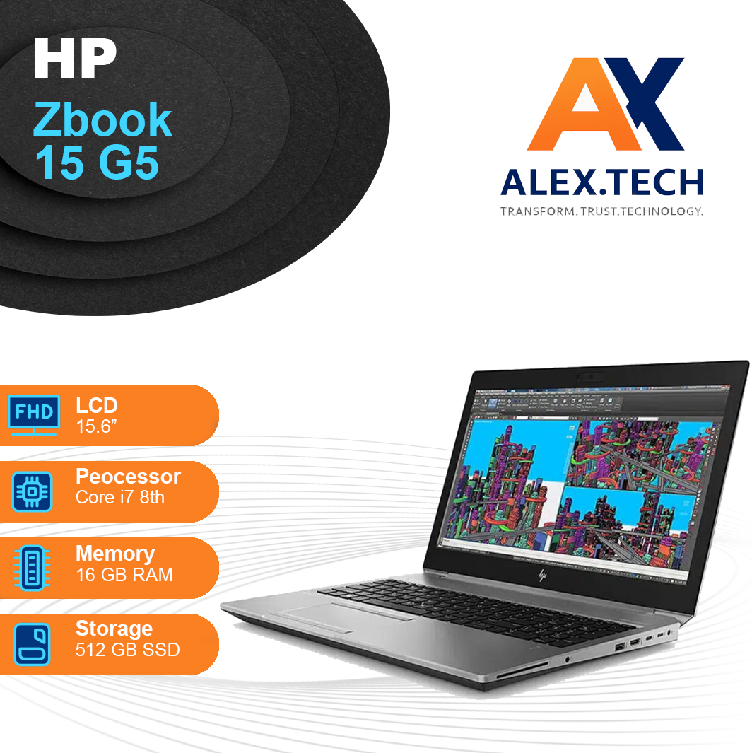لپ تاپ استوک “HP ZBOOK 15 G5 |i7-8th|16|512|15.6