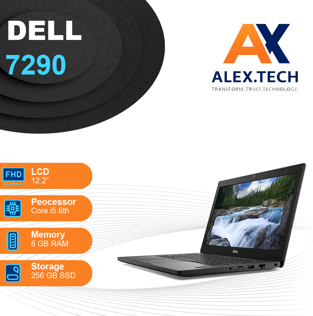 لپ تاپ استوک “DELL 7290 |i5-8th|8|256|12.2