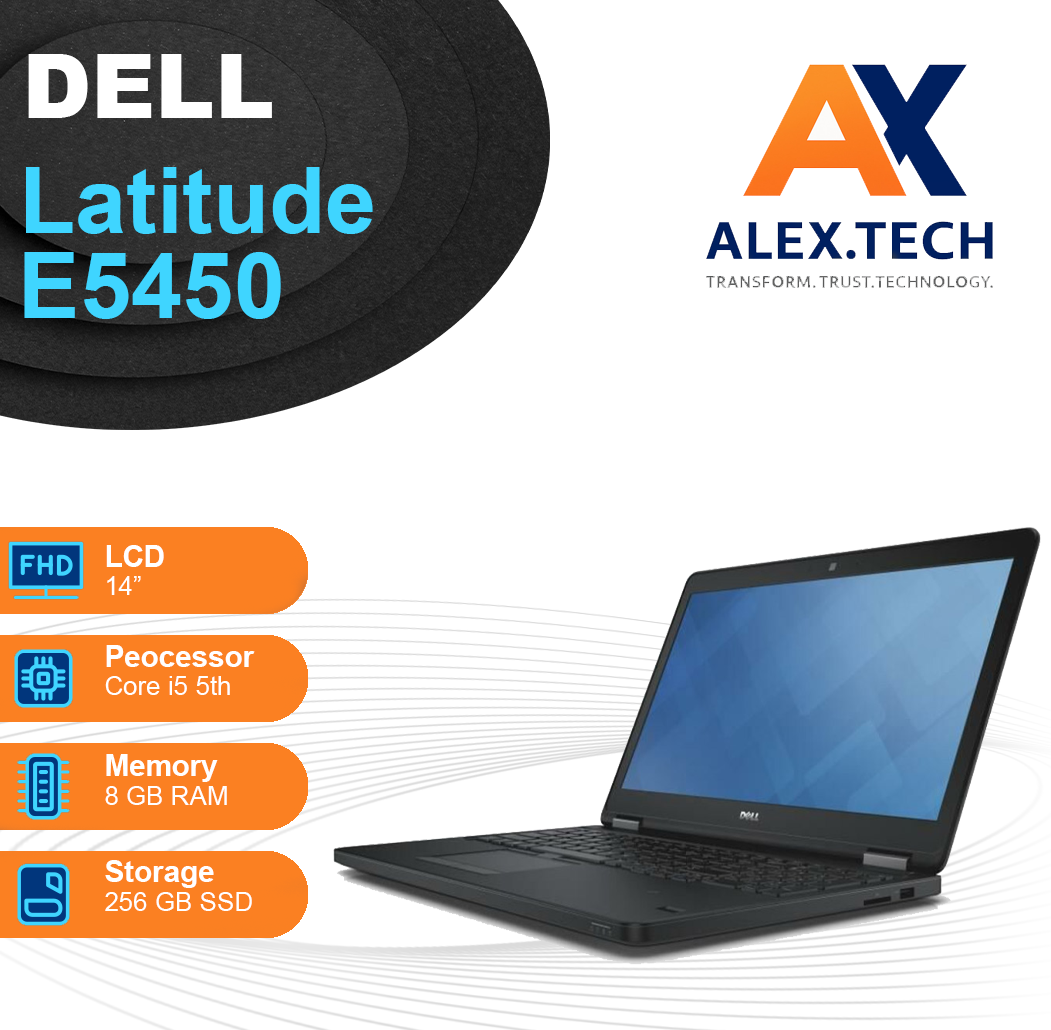 لپ تاپ استوک “DELL latitude E 5450 |i5-5th|8|256|14