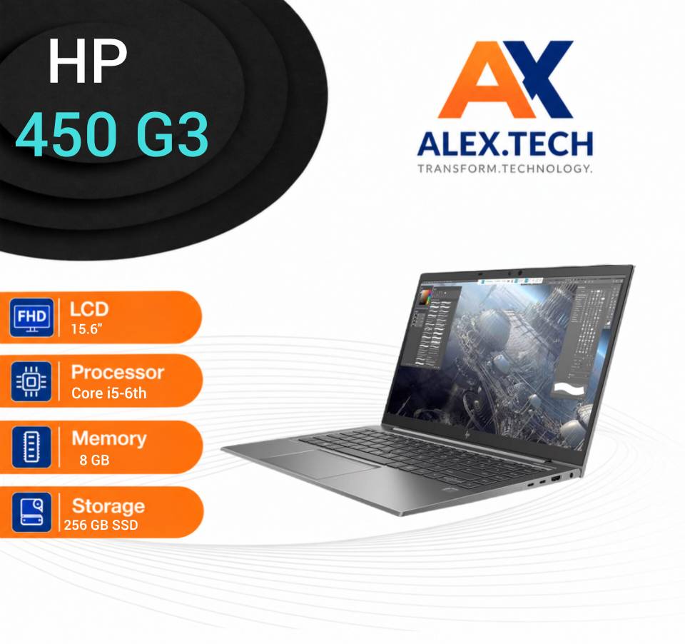 لپ تاپ استوک “HP 450 G3|i5-6th|8|256|15.6