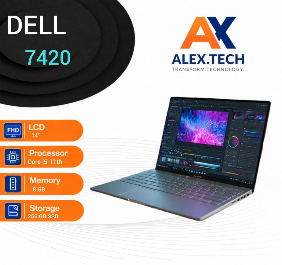 لپ تاپ استوک “DELL 7420|i5-11th|8|256|14