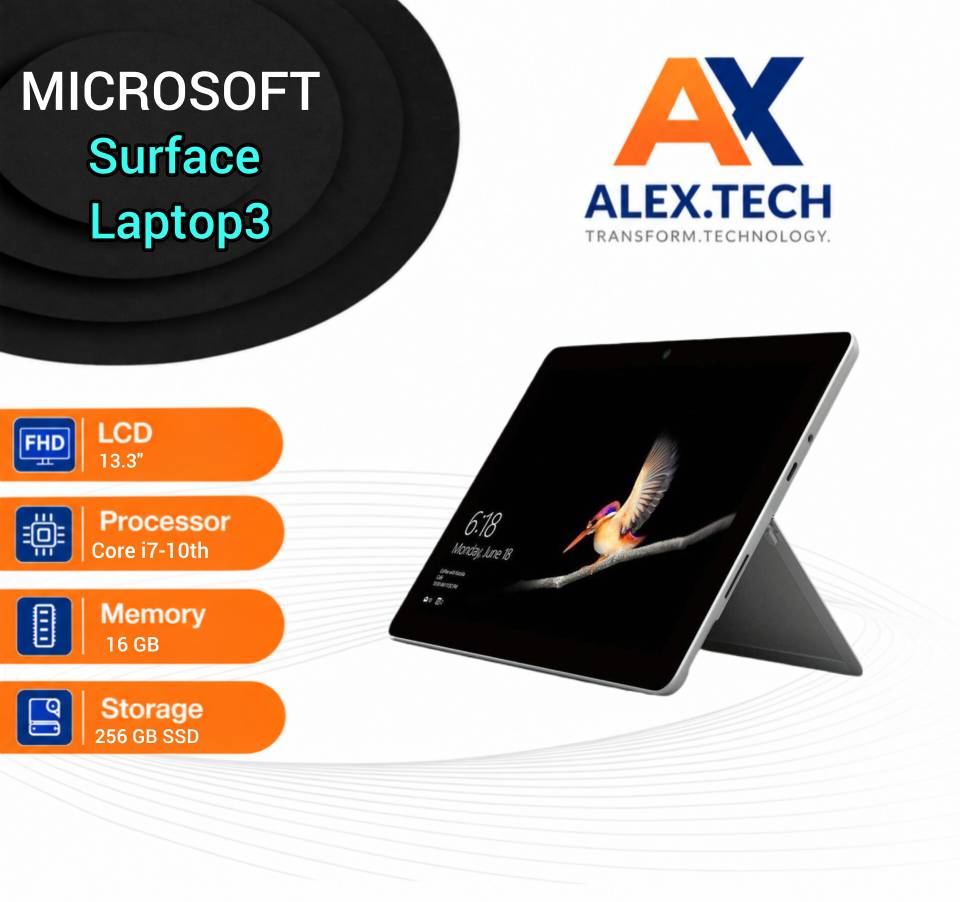 لپ تاپ استوک “Microsoft Surface Laptop3| i7-10th |16|256|13.3